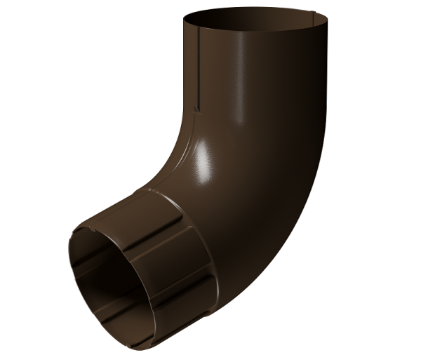 Колено 72° D90 Döcke STAL PREMIUM Каштан, (RAL 8017) купить в Томске