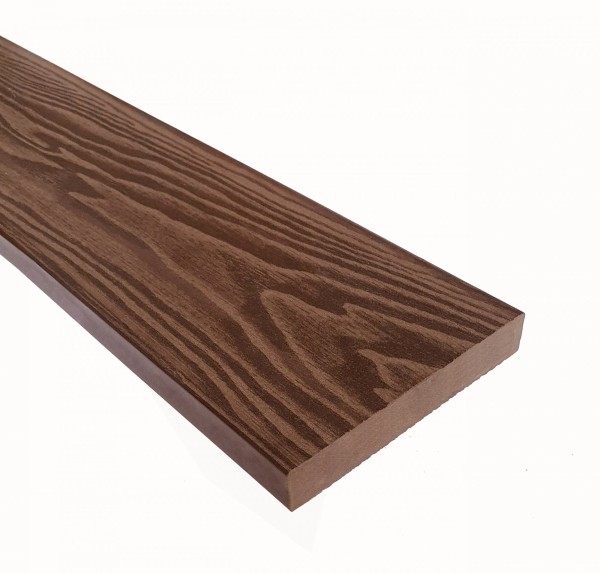 Террасная доска из ДПК Terrapol Смарт 3D Полнотелая без паза Орех Милано купить в Томске