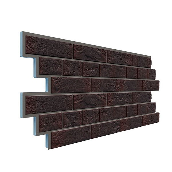 Фасадная термопанель Доломит Венецианский кирпич 20 мм Алтея купить в Томске