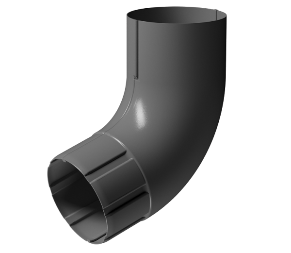 Колено 72° D90 Döcke STAL PREMIUM Графит, (RAL 7024) купить в Томске