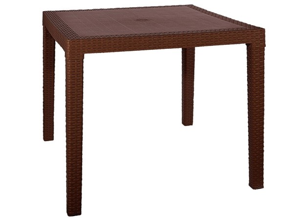 Стол квадратный FIJI Quatro Table Коричневый купить в Томске