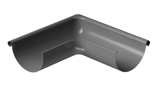 Угол внешний 90° D125 Döcke STAL PREMIUM Графит, (RAL 7024) купить в Томске