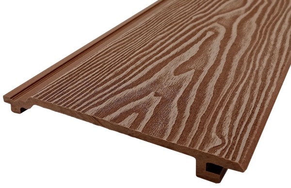 Сайдинг Darvolex 185x19x3000мм, 3D тиснение Коричневый купить в Томске