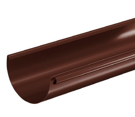 Водосток Aquasistem, система 150/100 - Водосточный желоб 3.00м RAL 8017 Коричневый купить в Томске