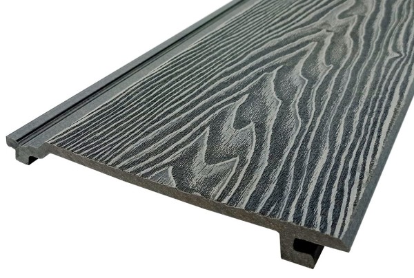 Сайдинг Darvolex 185x19x3000мм, 3D тиснение Серый купить в Томске