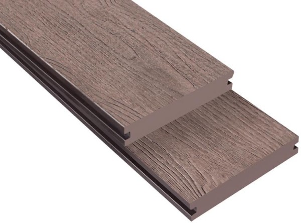 Террасная доска ДПК Outdoor 3D полнотелая NEVADA/CALIFORNIA BROWN коричневая микс купить в Томске