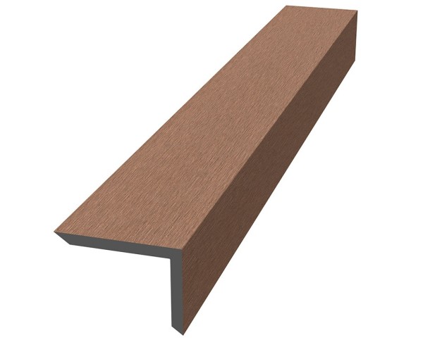 Уголок ДПК для террасной доски NauticPrime, 60x40x2900мм Кедр купить в Томске