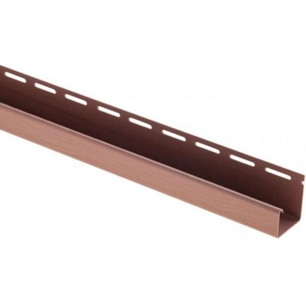 J-профиль Люкс Крашенный, T-15, ВН, Красно-коричневый купить в Томске