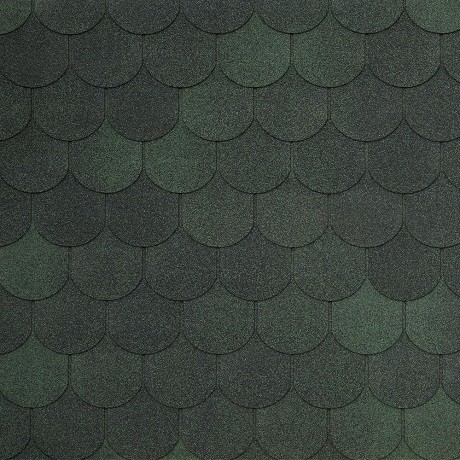 Гибкая черепица Tegola ASSISI verde 473 купить в Томске