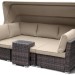 Диван-Трансформер AFINA плетеный из иск. ротанга AFM-320B Brown купить в Томске