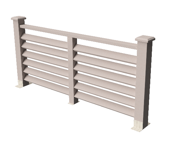 Ограждения декоративное ДПК GRINDERDECO Босфор выбеленый дуб купить в Томске