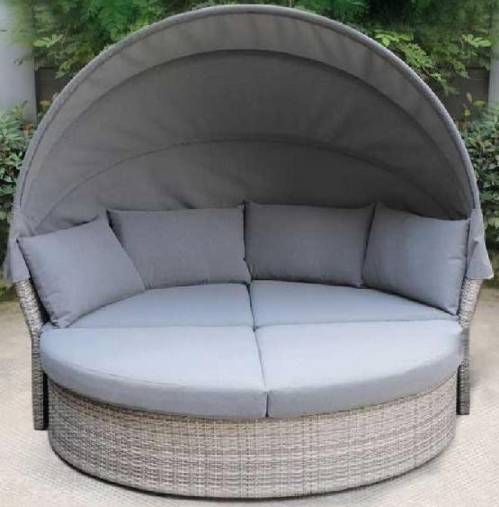 Диван-Трансформер AFINA плетеный из иск. ротанга AFM-325G Grey купить в Томске