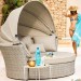 Диван-Трансформер AFINA плетеный из иск. ротанга AFM-325 Beige купить в Томске