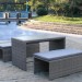 Диван-Трансформер AFINA плетеный из иск. ротанга S330G-W78 Grey купить в Томске
