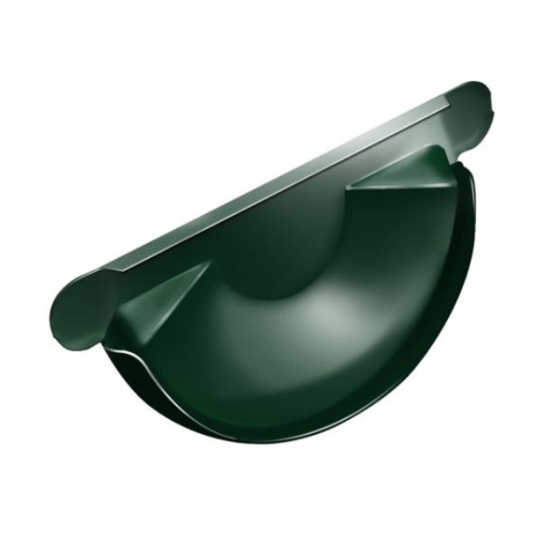Водосток Grand Line 125x90 – Заглушка желоба RAL 6005 купить в Томске