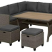 Комплект мебели AFINA плетеной из иск. ротанга AFM-307G-Grey купить в Томске
