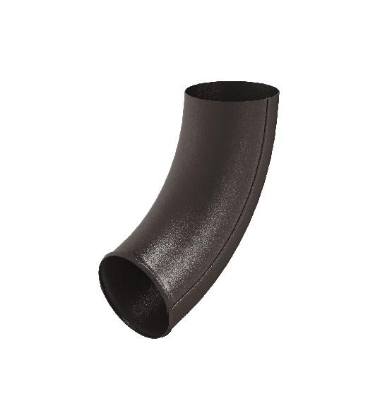 Водосток Aquasistem, Система 150/100 - Отвод трубы RR 32 Тёмно-коричневый matt купить в Томске