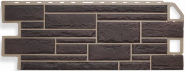 Цокольный сайдинг альта-профиль - коллекция "камень", жжёный купить в Томске