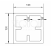 Столб SEQUOIA Evolution 3D WOOD GRAY купить в Томске