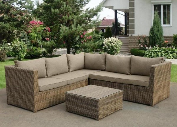Комплект мебели AFINA плетеной из иск. ротанга YR825B Beige купить в Томске