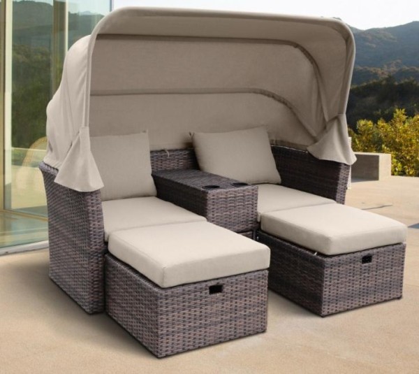 Комплект мебели AFINA плетеной из иск. ротанга AFM-330B Brown купить в Томске