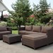 Комплект мебели AFINA плетеной из иск. ротанга YR821A Brown/Beige купить в Томске