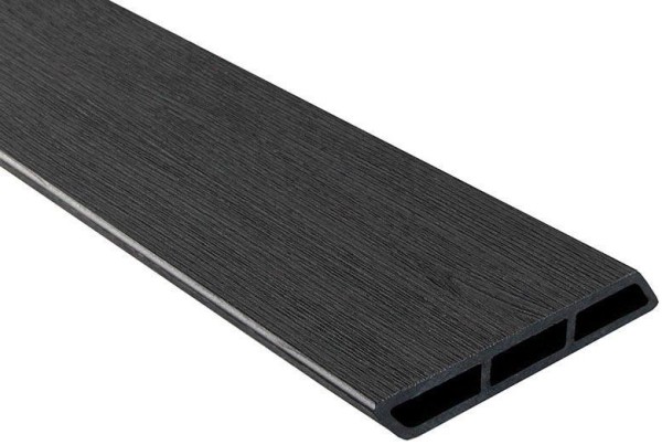 Доска Ромбус 3D ДПК Outdoor STORM BLACK черная купить в Томске