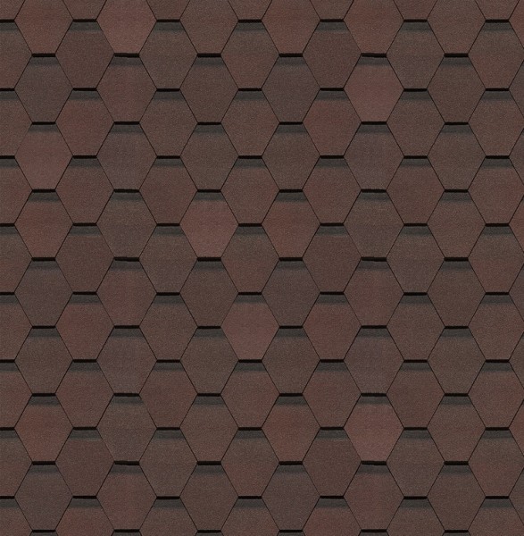 Гибкая черепица Docke, коллекция Шеффилд – Зрелый каштан купить в Томске