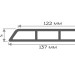 Доска Ромбус 3D ДПК Outdoor STORM GREY серая микс купить в Томске