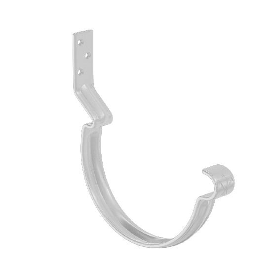 Водосток Aquasistem, система 125x90 - Крюк крепления желоба короткий RR 20 Мраморно-белый купить в Томске