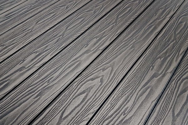 Террасная доска из ДПК Terrapol Смарт 3D Полнотелая с пазом Черное дерево купить в Томске