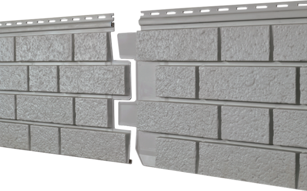 Фасадная панель Ю-пласт Стоун Хаус S-Lock Клинкер Нордик дым купить в Томске