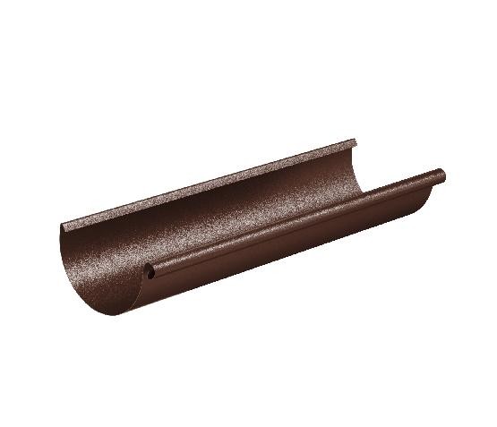Водосток Aquasistem, Система 125x90 - Желоб водосточный 3 метра RAL 8017 Коричневый matt купить в Томске