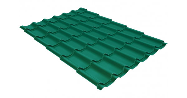 Металлочерепица классик 0,5 Satin RAL 5021 купить в Томске