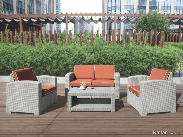 Уличные диваны и кресла коллекции Rattan Premium 4 купить в Томске