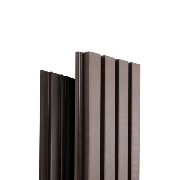 Фасадная доска Ecodecking Техно реечная 200х26х3000 Венге купить в Томске