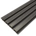 Фасадная доска из ДПК Faynag Wood Рейка Мокрый Асфальт купить в Томске