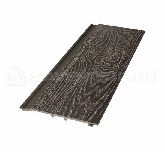 Сайдинг из дпк savewood sw-cedrus тангенциальный распил темно-коричневый купить в Томске