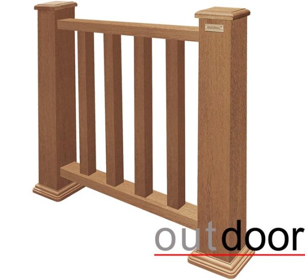 Ограждение из ДПК Outdoor Классик 3D STORM дуб купить в Томске
