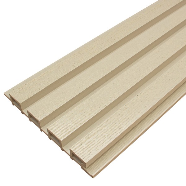 Фасадная доска из ДПК Faynag Wood Рейка Слоновая кость купить в Томске