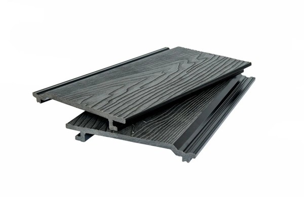 Фасадная доска 3D WOOD BRUSHING, чёрный купить в Томске