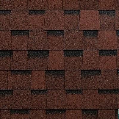 Двухслойная ламинированная черепица Shinglas, серия Фазенда – Красный купить в Томске