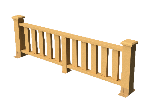 Ограждения декоративное ДПК GRINDERDECO  Эрес песчаник купить в Томске