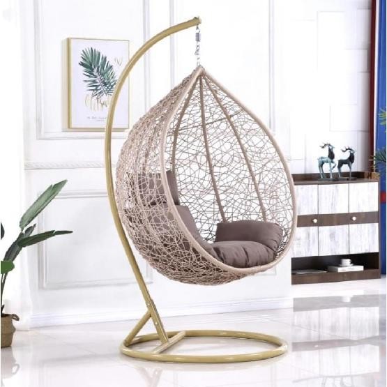 Кресло Подвесное из искусственного ротанга AFM-169A-XLB Beige купить в Томске