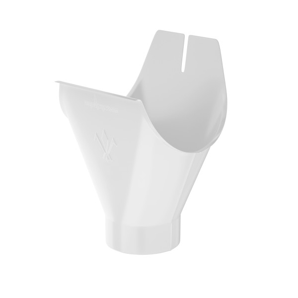 Водосток Aquasistem, система 125x90 - Воронка желоба RR 20 Белый купить в Томске