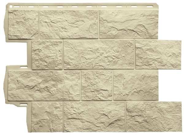 Фасадная панель Альта-Профиль Туф ЭКО Песчаный купить в Томске