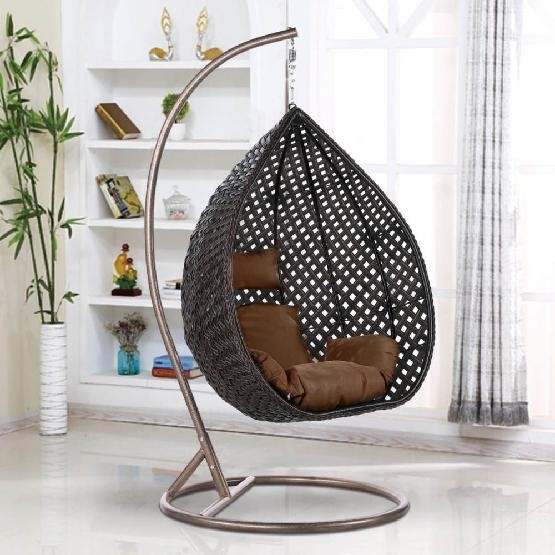 Кресло Подвесное из искусственного ротанга AFM-250B-L Brown купить в Томске