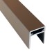 П-профиль Алюминиевый EasyDecking 35x25 Венге купить в Томске
