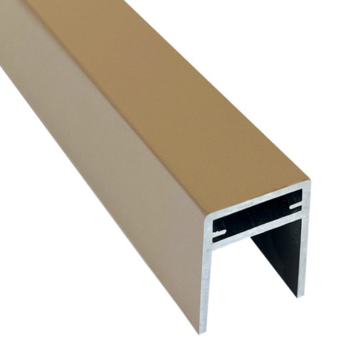 П-профиль Алюминиевый EasyDecking 35x25 Дуб купить в Томске