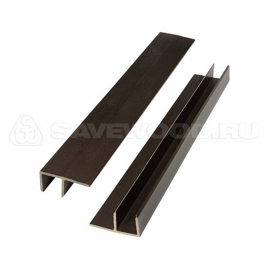 F-профиль ДПК Savewood – Тёмно-коричневый купить в Томске